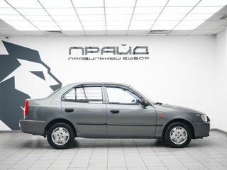 2008 Hyundai Accent ТагАЗ II, серый, 459000 рублей, вид 5