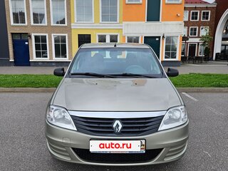 2011 Renault Logan I Рестайлинг, бежевый, 459000 рублей, вид 1