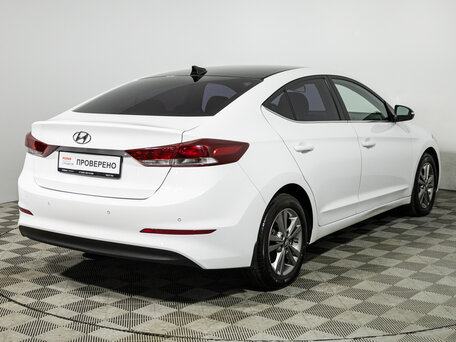 2018 Hyundai Elantra VI (AD), белый, 1499700 рублей, вид 5