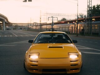 1988 Mazda RX-7 II (FC), жёлтый, 1600000 рублей, вид 2