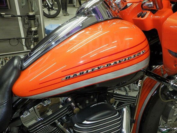 2009 Harley-Davidson Road Glide, оранжевый, 1100000 рублей - вид 6