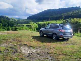 2011 Hyundai Santa Fe II Рестайлинг, серый, 1350000 рублей, вид 3