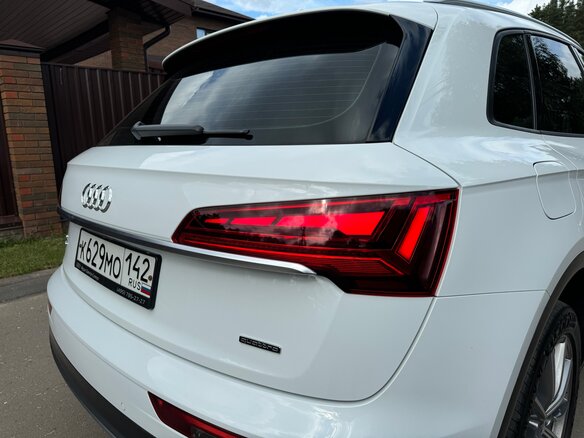 2021 Audi Q5 45 TFSI II (FY) Рестайлинг, белый - вид 11