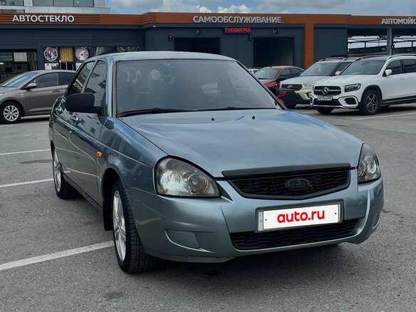2007 Lada (ВАЗ) Priora I, серый, 182000 рублей - вид 3