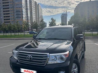 2012 Toyota Land Cruiser 200 Series Рестайлинг 1, чёрный, 4295000 рублей, вид 3