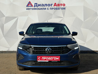 2021 Volkswagen Polo VI, синий, 1599000 рублей, вид 2