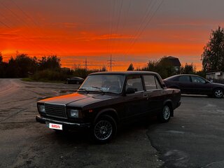 2007 Lada (ВАЗ) 2107, пурпурный, 120000 рублей, вид 1