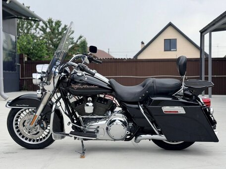 2008 Harley-Davidson Road King, чёрный, 1070000 рублей, вид 4
