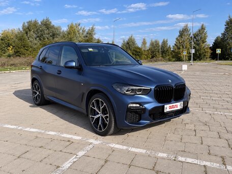 2019 BMW X5 30d IV (G05/G18), синий, 6200000 рублей, вид 3