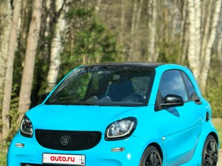 2016 Smart Fortwo III, синий, 1100000 рублей, вид 1