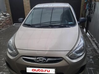 2014 Hyundai Solaris I, бежевый, 1070000 рублей, вид 3