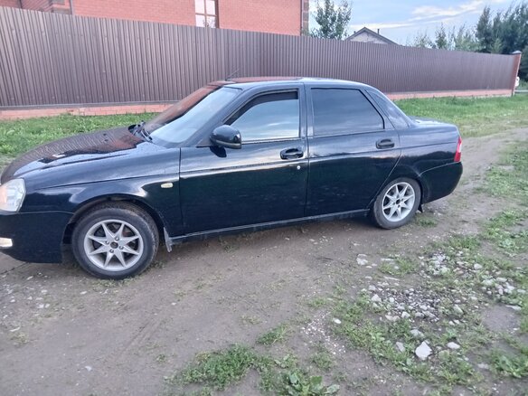 2007 Lada (ВАЗ) Priora I, чёрный, 170000 рублей - вид 10