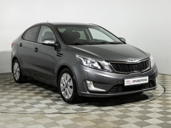 2012 Kia Rio 4-speed III, серый - вид 2