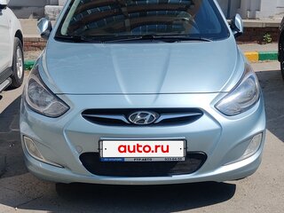 2012 Hyundai Solaris I, голубой, 695000 рублей, вид 3