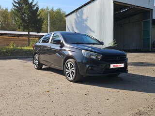2015 Lada (ВАЗ) Vesta I, чёрный, 720000 рублей, вид 2