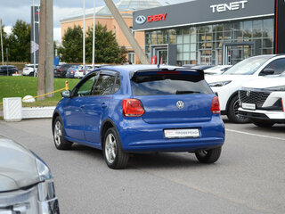 2010 Volkswagen Polo V, синий, 355000 рублей, вид 5