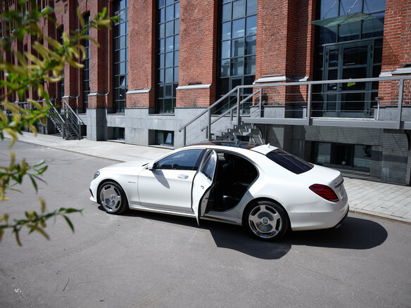 2014 Mercedes-Benz S-Класс AMG 63 AMG Long III (W222, C217), белый - вид 7