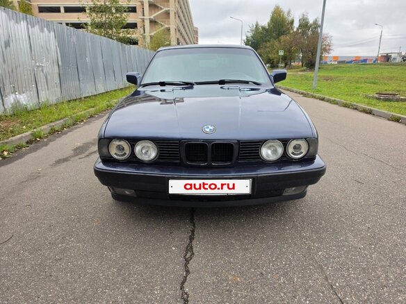 1991 BMW 5 серии 520i III (E34), синий, 520000 рублей