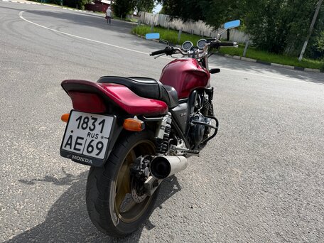 1995 Honda CB 400 Super Four, красный, 220000 рублей, вид 3
