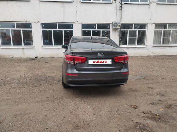 2016 Kia Rio III Рестайлинг, серый, 1200000 рублей - вид 6