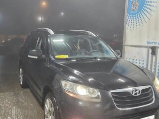 2011 Hyundai Santa Fe II Рестайлинг, чёрный, 950000 рублей, вид 4