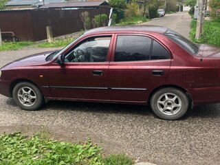 2006 Hyundai Accent ТагАЗ II, красный, 450000 рублей, вид 3