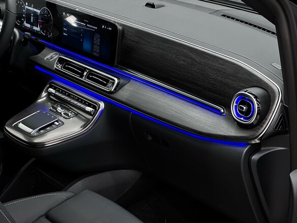 2026 Mercedes-Benz V-Класс 300 d экстра длинный III (W447) Рестайлинг 2, чёрный - вид 22