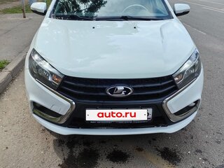 2019 Lada (ВАЗ) Vesta SW I, белый, 1000000 рублей, вид 2