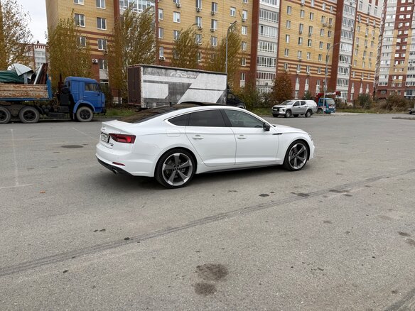 2019 Audi A5 II (F5), серебристый, 3740000 рублей - вид 10