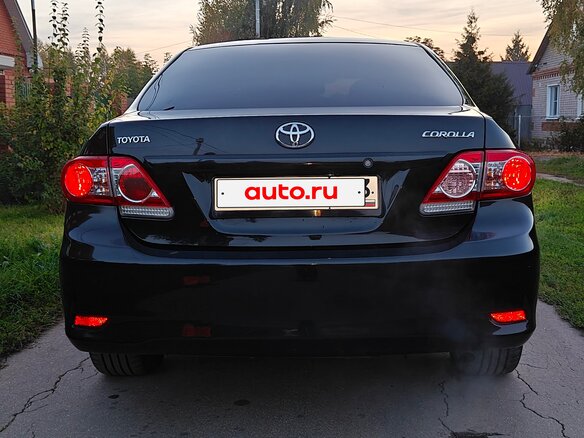 2012 Toyota Corolla X (E140, E150) Рестайлинг, чёрный, 1450000 рублей - вид 15