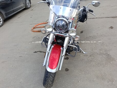 2005 Yamaha XVS650 Drag Star, красный, 495500 рублей, вид 1