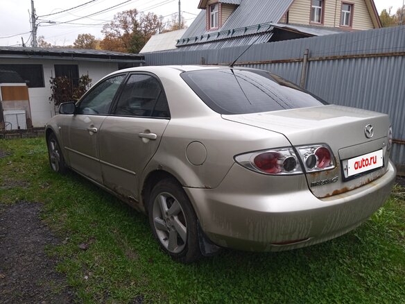 2003 Mazda 6 I (GG), серый, 300000 рублей - вид 1
