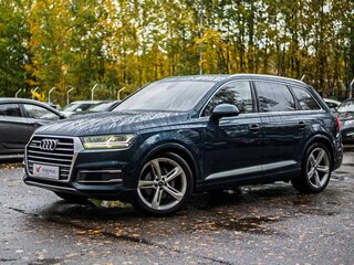 2018 Audi Q7 II (4M), синий, 4055000 рублей, вид 1
