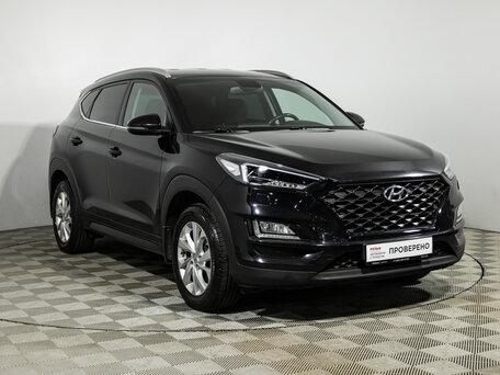 2018 Hyundai Tucson III Рестайлинг, чёрный, 2029585 рублей, вид 3