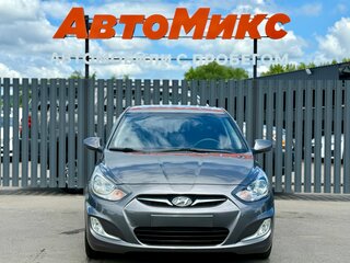 2014 Hyundai Solaris I, чёрный, 799000 рублей, вид 2