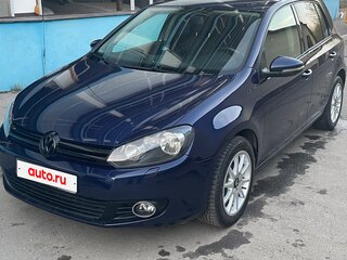 2010 Volkswagen Golf VI, синий, 759000 рублей, вид 2