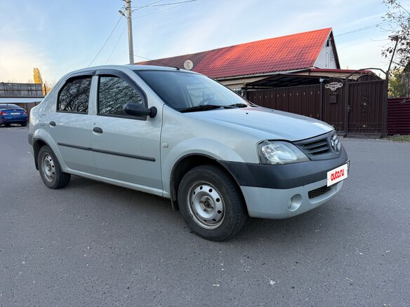 2008 Renault Logan I, серый, 350000 рублей