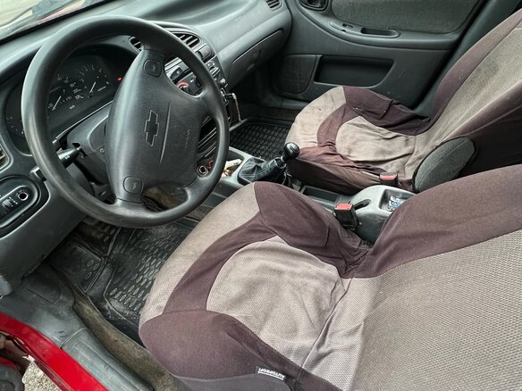 2007 Chevrolet Lanos I, красный, 130000 рублей - вид 4