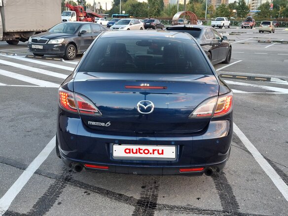 2008 Mazda 6 II (GH), синий - вид 1