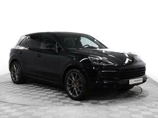 2020 Porsche Cayenne III, чёрный, 7400000 рублей, вид 3