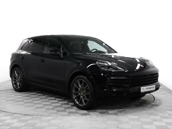 2020 Porsche Cayenne III, чёрный, 7400000 рублей - вид 2