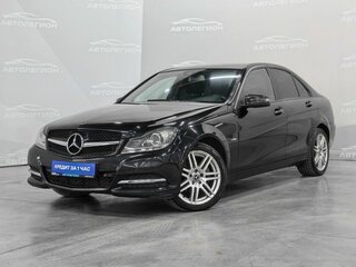 2011 Mercedes-Benz C-Класс 180 BlueEFFICIENCY III (W204) Рестайлинг, чёрный, 1230000 рублей, вид 1