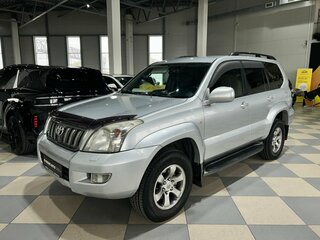 2008 Toyota Land Cruiser Prado 4-speed 120 Series Рестайлинг, серебристый, 2399000 рублей, вид 1