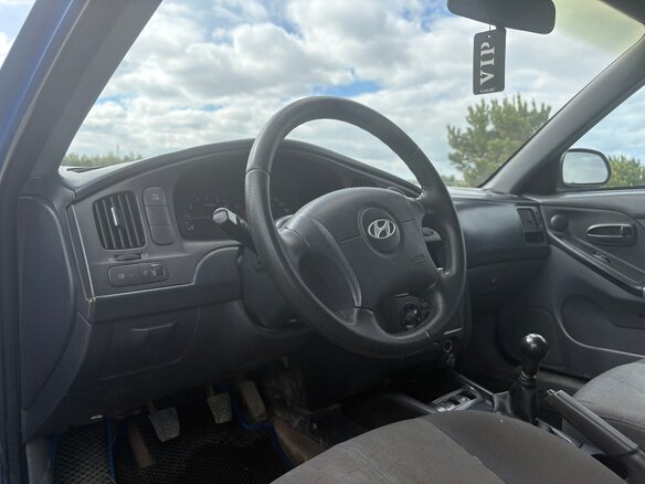 2003 Hyundai Elantra III (XD2) Рестайлинг, синий, 300000 рублей - вид 11
