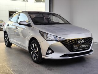 2020 Hyundai Solaris II Рестайлинг, серебристый, 1430000 рублей, вид 3