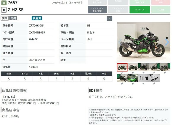 2023 Kawasaki Z H2, серый, 1499000 рублей - вид 10