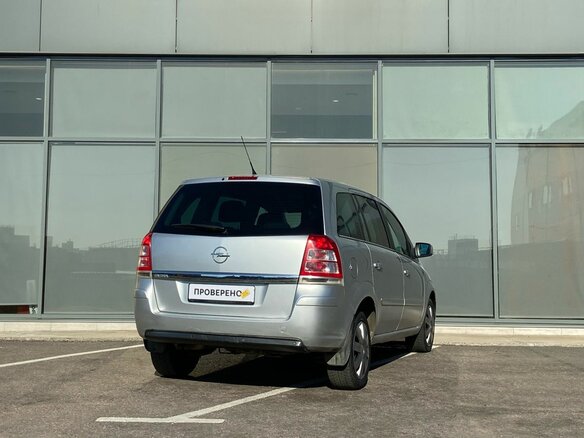 2011 Opel Zafira B Рестайлинг, серебристый - вид 3
