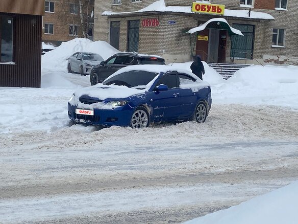 2007 Mazda 3 I (BK) Рестайлинг, синий, 500000 рублей - вид 14