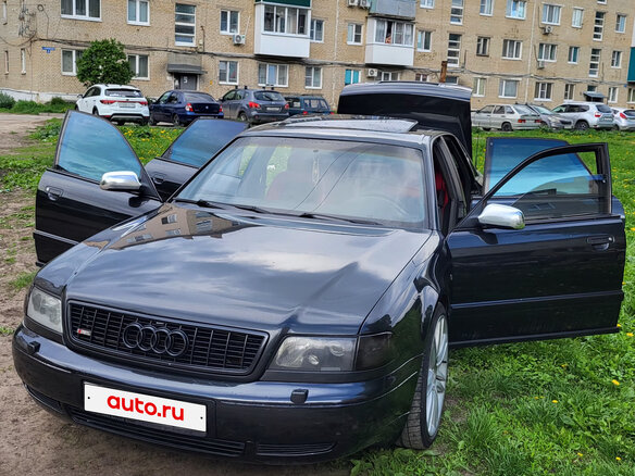 1998 Audi S8 I (D2), чёрный, 1300000 рублей - вид 2