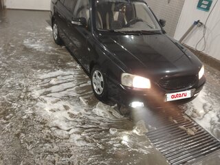 2008 Hyundai Accent ТагАЗ II, чёрный, 320000 рублей, вид 1